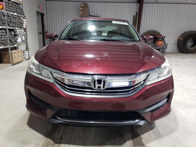 1HGCR2F31GA163634 - 2016 HONDA ACCORD LX MAROON photo 5