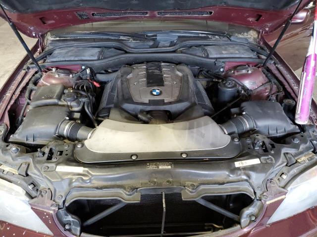 WBAHN83536DT59769 - 2006 BMW 750 LI BURGUNDY photo 11