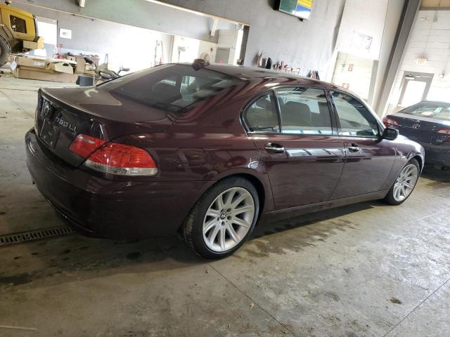 WBAHN83536DT59769 - 2006 BMW 750 LI BURGUNDY photo 3