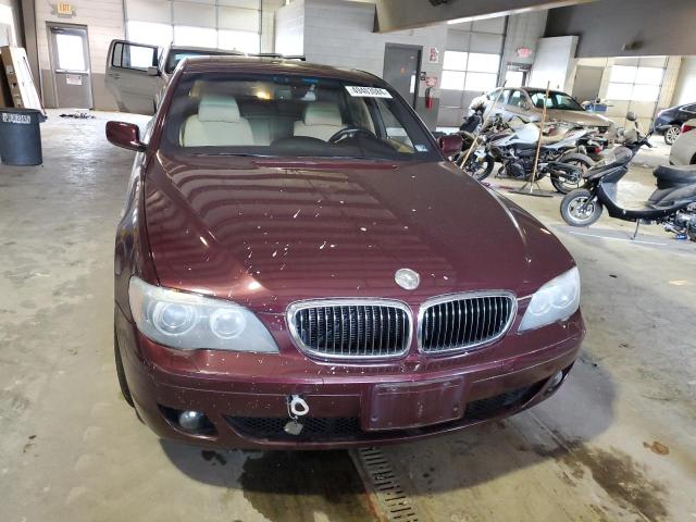 WBAHN83536DT59769 - 2006 BMW 750 LI BURGUNDY photo 5