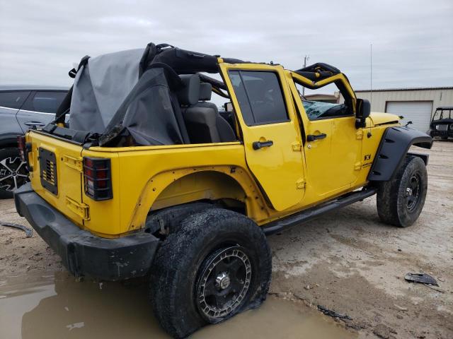 1J4GB391X8L515307 - 2008 JEEP WRANGLER U X YELLOW photo 3