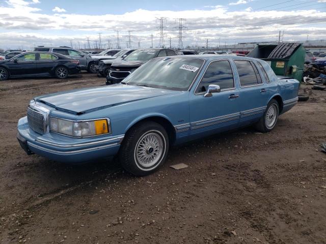 1LNLM81W4PY764962 - 1993 LINCOLN TOWN CAR EXECUTIVE BLUE photo 1