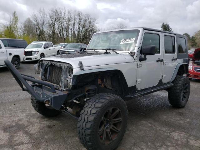 1J4GA39188L504180 - 2008 JEEP WRANGLER U X SILVER photo 1