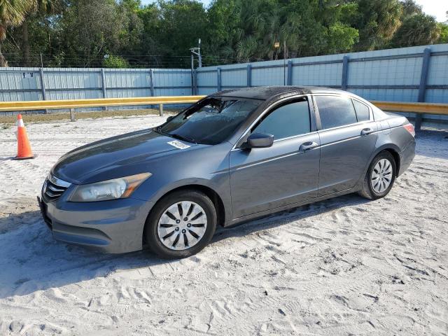 1HGCP2F33CA158645 - 2012 HONDA ACCORD LX GRAY photo 1