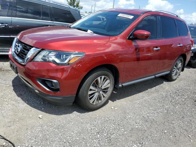 5N1DR2MNXKC588513 - 2019 NISSAN PATHFINDER S 红色 照片 1