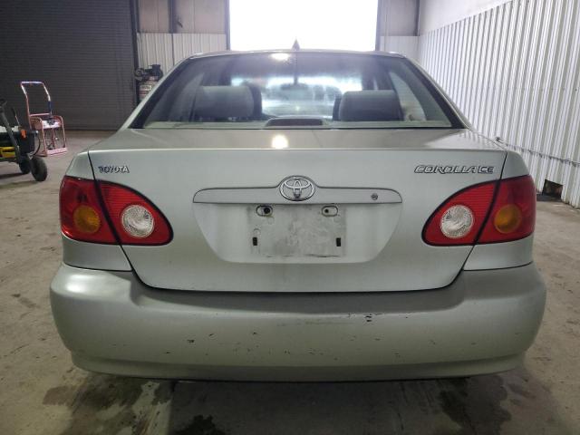 JTDBR32E942025322 - 2004 TOYOTA COROLLA CE SILVER photo 6