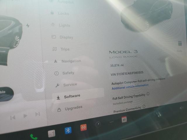 5YJ3E1EA8JF060505 - 2018 TESLA MODEL 3 GRAY photo 9