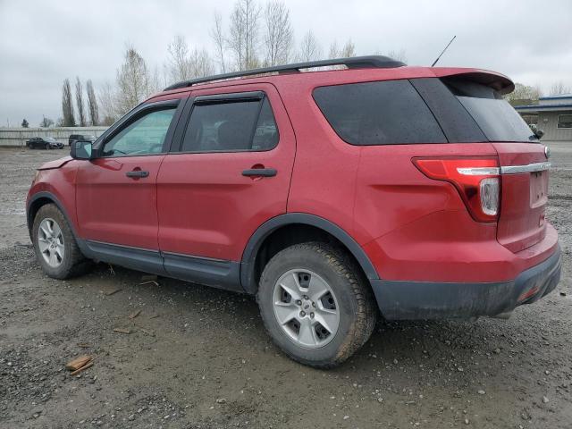 1FMHK7B86CGA73602 - 2012 FORD EXPLORER RED photo 2