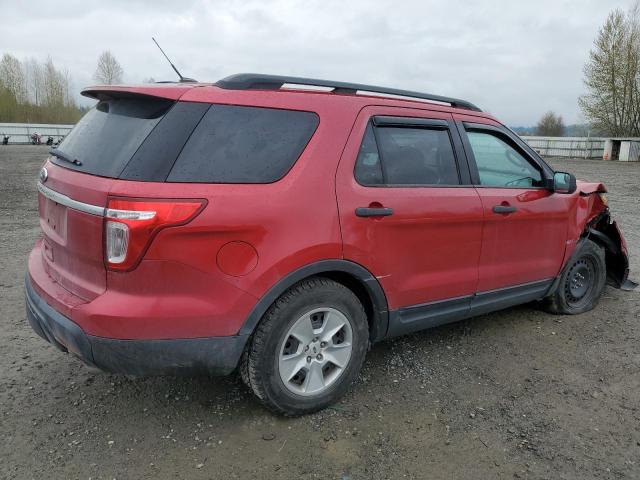 1FMHK7B86CGA73602 - 2012 FORD EXPLORER RED photo 3