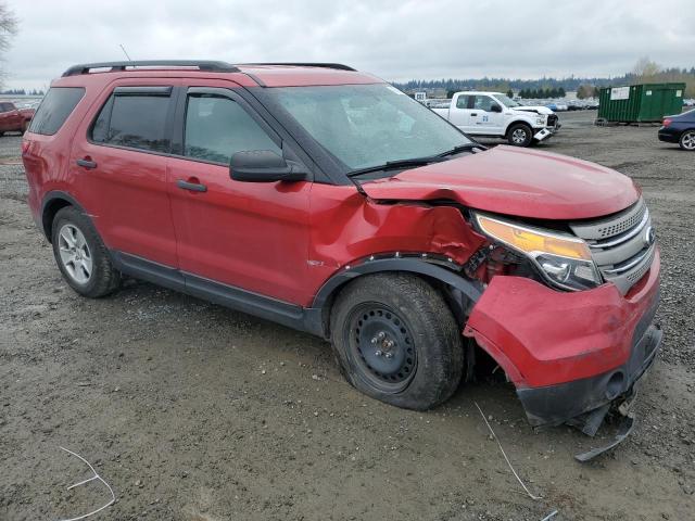 1FMHK7B86CGA73602 - 2012 FORD EXPLORER RED photo 4