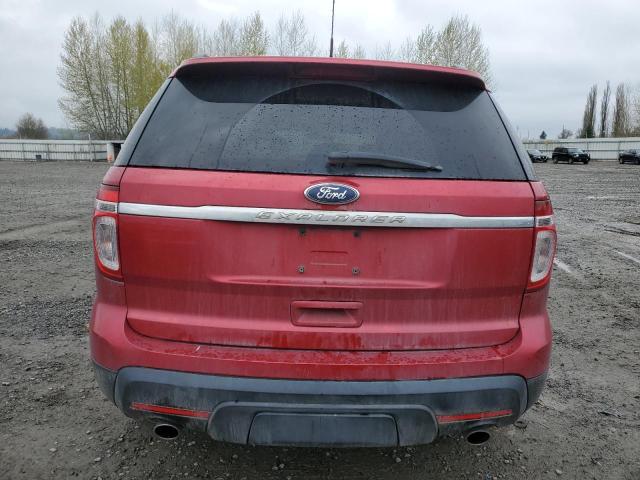 1FMHK7B86CGA73602 - 2012 FORD EXPLORER RED photo 6