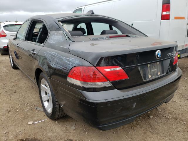 WBAHN83577DT68895 - 2007 BMW 750 BLACK photo 3