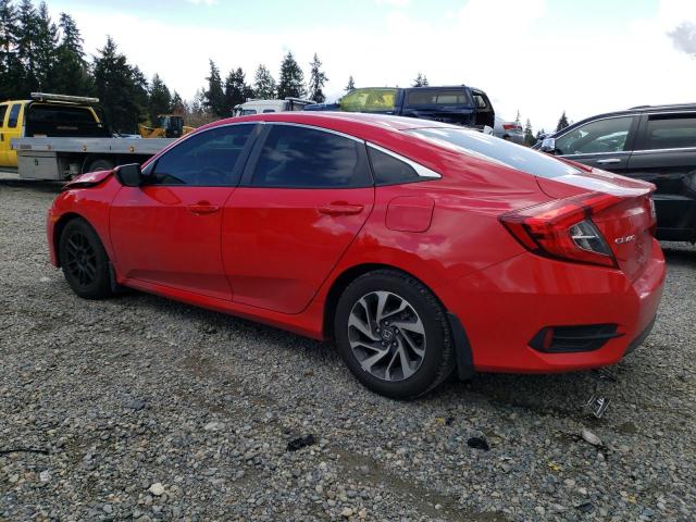 2HGFC2F78GH546506 - 2016 HONDA CIVIC EX RED photo 2