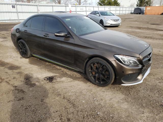 55SWF6EB7GU113606 - 2016 MERCEDES-BENZ C 450 4MATIC AMG BROWN photo 4