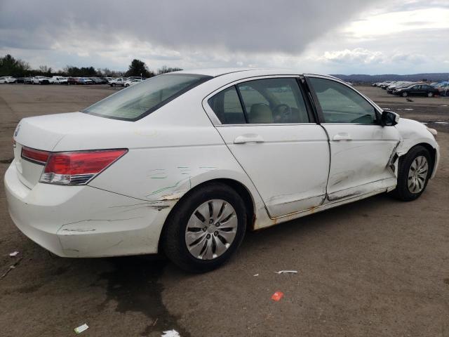 1HGCP2F39CA228665 - 2012 HONDA ACCORD LX WHITE photo 3