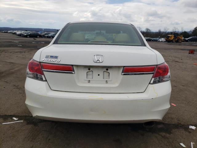 1HGCP2F39CA228665 - 2012 HONDA ACCORD LX WHITE photo 6