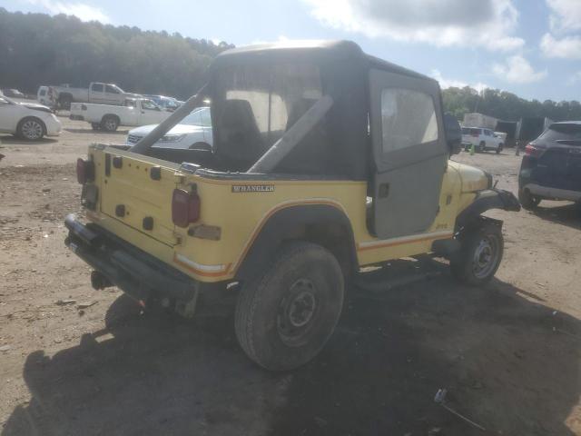 2J4FY19P7MJ101873 - 1991 JEEP WRANGLER / S YELLOW photo 3