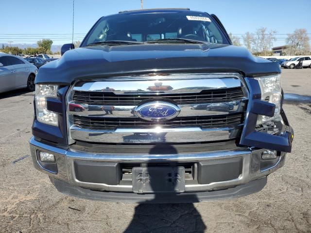 1FTEW1CP8FKE30410 - 2015 FORD F150 SUPERCREW BLUE photo 5