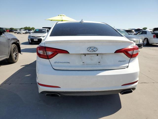 5NPE34AF7FH021639 - 2015 HYUNDAI SONATA SPORT WHITE photo 6