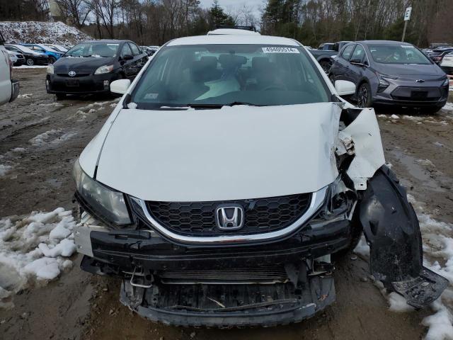 19XFB2F50EE033730 - 2014 HONDA CIVIC LX WHITE photo 5