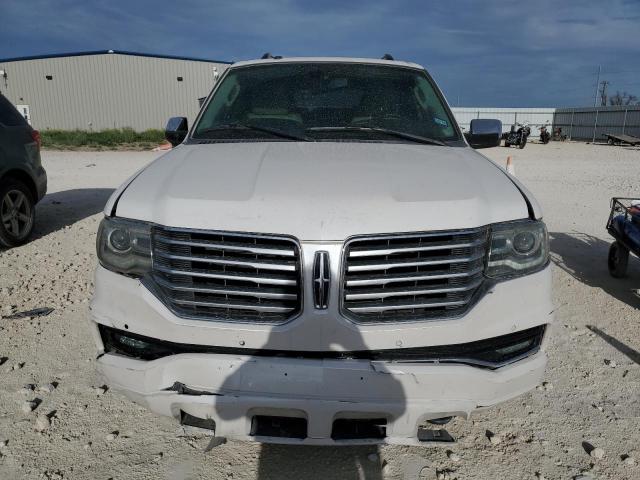 5LMJJ2HT1FEJ08207 - 2015 LINCOLN NAVIGATOR WHITE photo 5