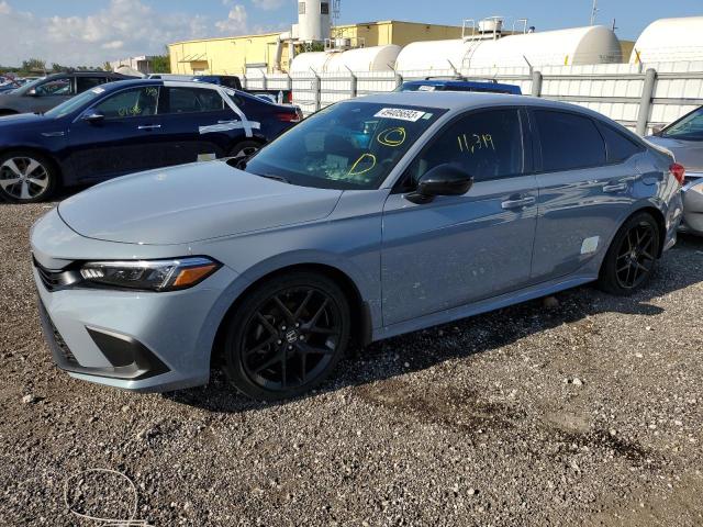 2HGFE2F53NH593612 - 2022 HONDA CIVIC SPORT 灰色 照片 1