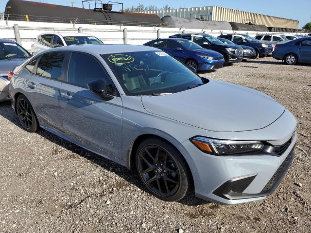 2HGFE2F53NH593612 - 2022 HONDA CIVIC SPORT 灰色 照片 4