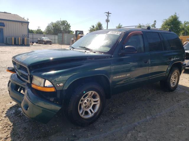 1B4HR28Z81F508509 - 2001 DODGE DURANGO GREEN photo 1