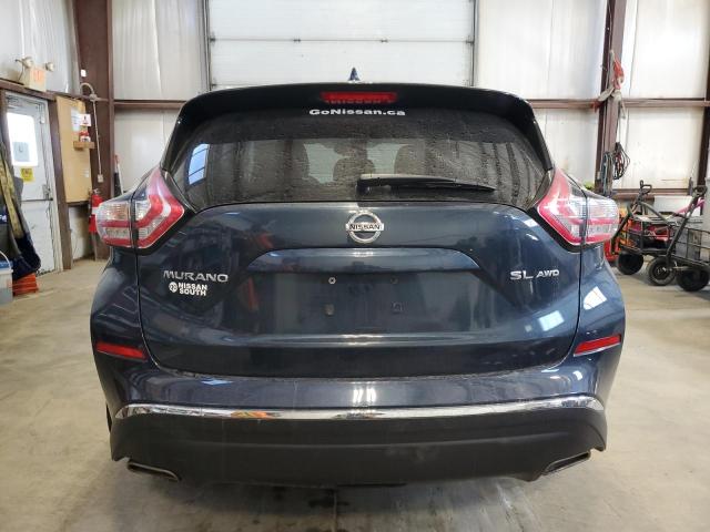 5N1AZ2MH7GN156230 - 2016 NISSAN MURANO S BLUE photo 6