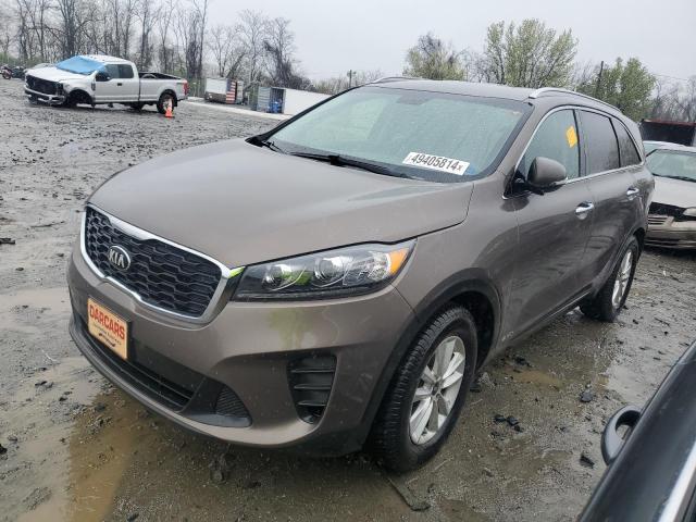 5XYPGDA30KG436046 - 2019 KIA SORENTO L BROWN photo 1