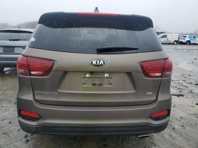 5XYPGDA30KG436046 - 2019 KIA SORENTO L BROWN photo 6