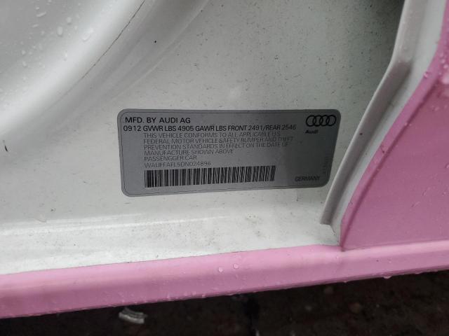 WAUFFAFL5DN024896 - 2013 AUDI A4 PREMIUM PLUS PINK photo 12