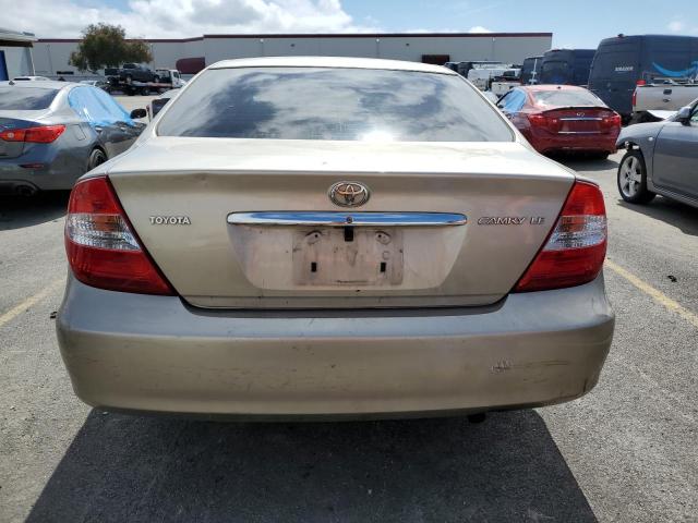 4T1BE32K02U509104 - 2002 TOYOTA CAMRY LE GOLD photo 6