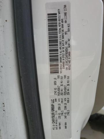 2C4RC1CG4FR609541 - 2015 CHRYSLER TOWN & COU TOURING L WHITE photo 13