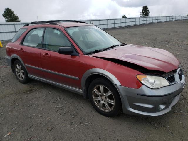 JF1GG63687H815030 - 2007 SUBARU IMPREZA OUTBACK SPORT RED photo 4