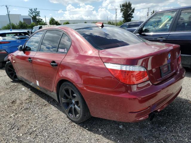 WBANW13549C162546 - 2009 BMW 535 I RED photo 2