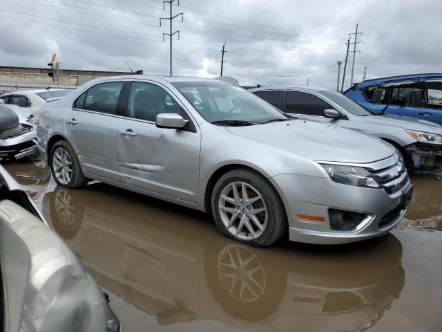 3FAHP0JA4CR229944 - 2012 FORD FUSION SEL SILVER photo 4