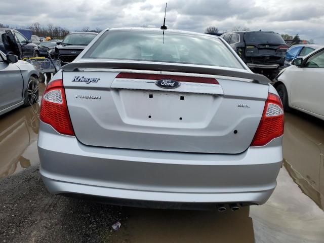 3FAHP0JA4CR229944 - 2012 FORD FUSION SEL SILVER photo 6