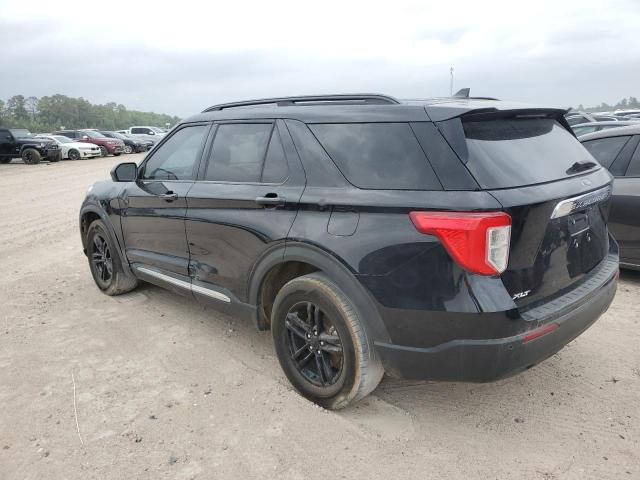 1FMSK7DH4NGB88379 - 2022 FORD EXPLORER XLT BLACK photo 2