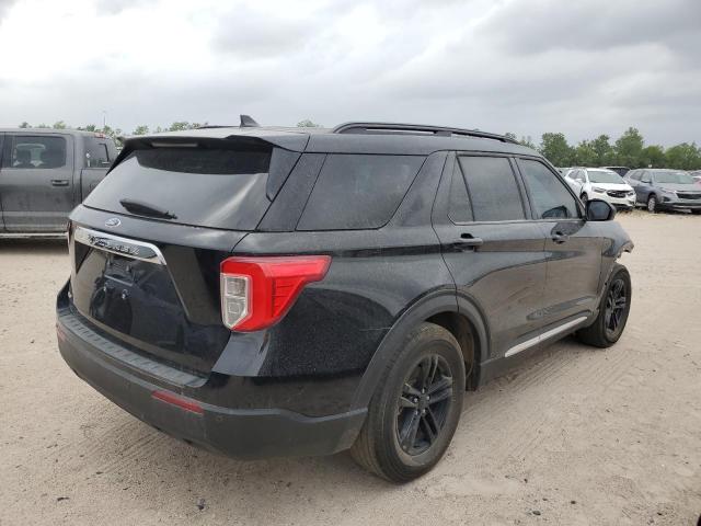 1FMSK7DH4NGB88379 - 2022 FORD EXPLORER XLT BLACK photo 3