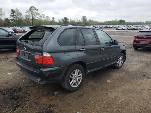 5UXFA13525LU48989 - 2005 BMW X5 3.0I CHARCOAL photo 3