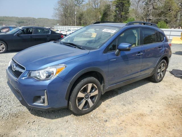 JF2GPBLC7GH236993 - 2016 SUBARU CROSSTREK 2.0I HYBRID TOURING BLUE photo 1