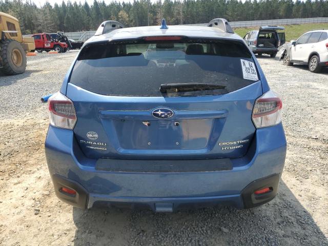 JF2GPBLC7GH236993 - 2016 SUBARU CROSSTREK 2.0I HYBRID TOURING BLUE photo 6