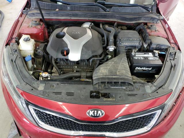 5XXGR4A65FG512052 - 2015 KIA OPTIMA SX RED photo 11