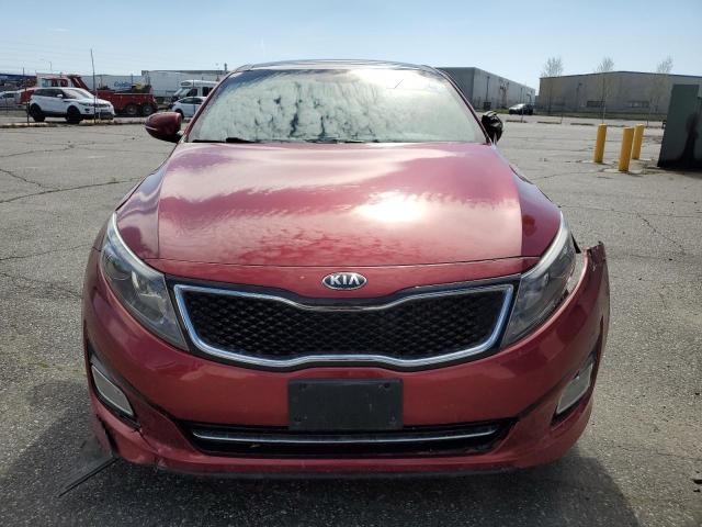 5XXGR4A65FG512052 - 2015 KIA OPTIMA SX RED photo 5