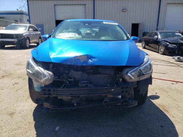 3N1CN8EVXML839814 - 2021 NISSAN VERSA SV BLUE photo 5