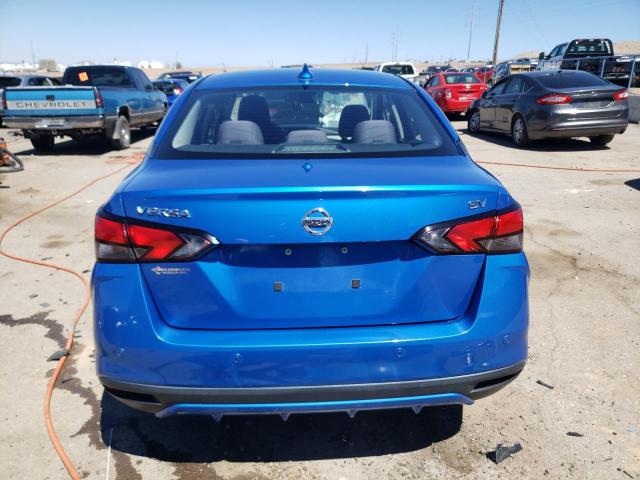 3N1CN8EVXML839814 - 2021 NISSAN VERSA SV BLUE photo 6