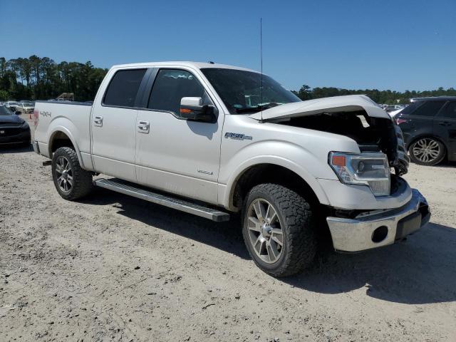 1FTFW1ETXEKD73818 - 2014 FORD F150 SUPERCREW WHITE photo 4