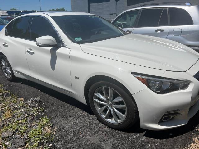 JN1EV7AP7HM740650 - 2017 INFINITI Q50 PREMIUM WHITE photo 1