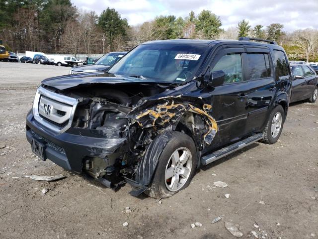 5FNYF4H59BB064616 - 2011 HONDA PILOT EXL BLACK photo 1